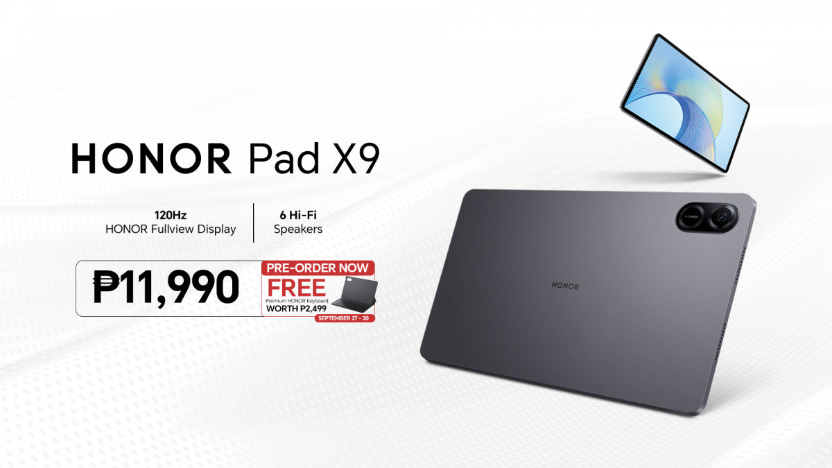 HONOR Raises the Bar for All-rounder Tablet with the New HONOR Pad X9 for  only Php 11,990 - Dot Daily Dose